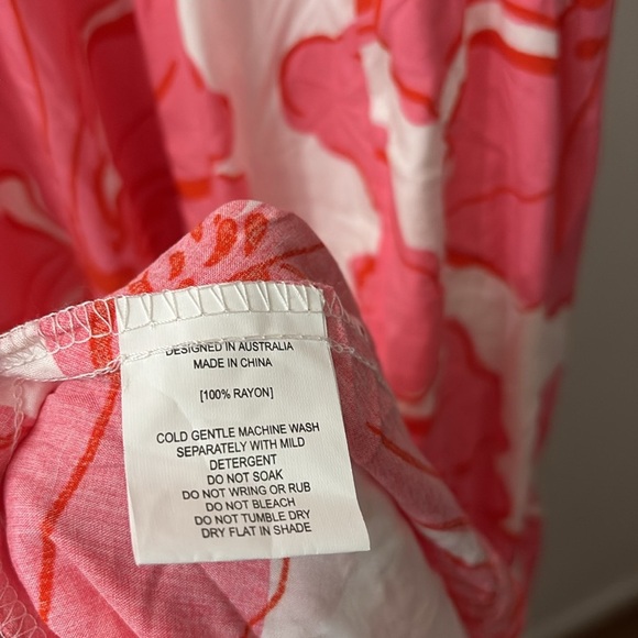 Abel the label - medium - Pink and White Floral Maxi Dress - open back - Picture 4 of 8